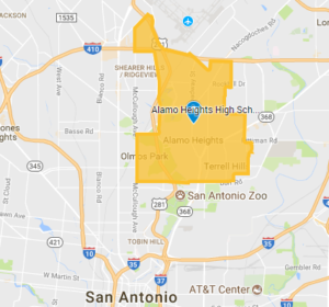 Interactive Map of Alamo Heights Independent School District